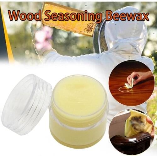 10g/20g Organic Natural Pure Wax Paste Wood Polishing Furniture Floor Surface Finishing Leather Maintenance Household Accessory