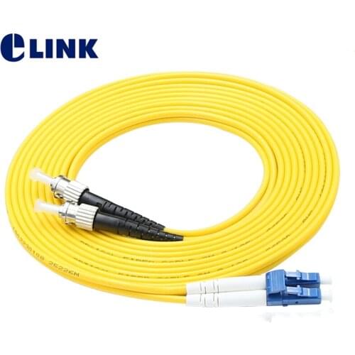 10pcs LC-ST fiber optic patch cord SM 1M 2M 3M 5M 7M 10M Duplex cable ST-LC optical fibre jumper 2.0mm 3.0mm DX free shipping