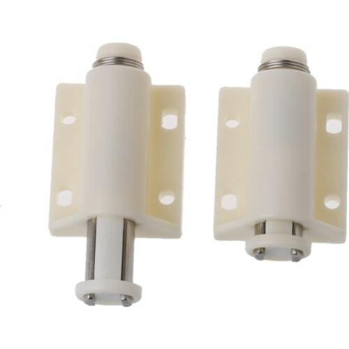 2Pcs/Set Cabinet Catches Invisibility Push To Open Magnetic Touch Latches Cupboard Door