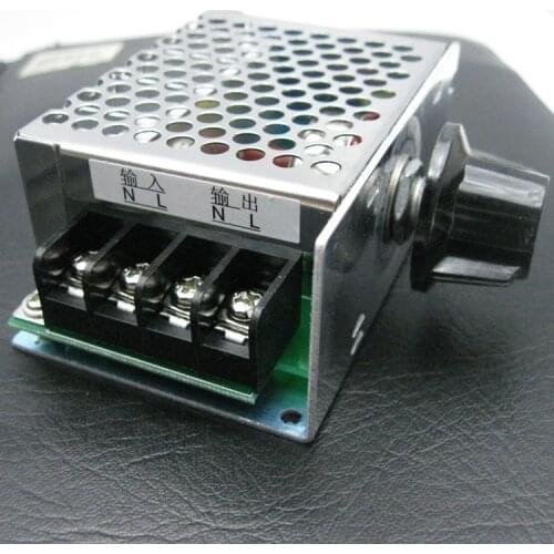 4000W 220V AC SCR Voltage Regulator Dimmer Electric Motor Speed Controller Electronic Volt Regulator Dimmer Thermostat Regulator