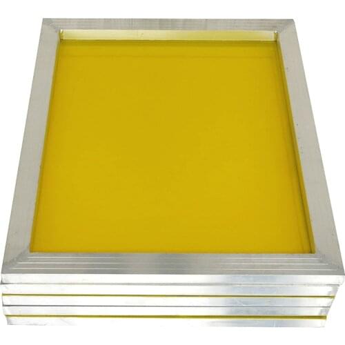 1Pc Stable Silk Screen Printing Aluminum Frame 27x39cm With 120T 300 TPI Mesh Yellow for Making Stencil