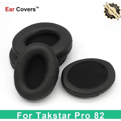 Ear Pads For Takstar Pro82 Pro 82 Headphone Earpads Replacement Headset Ear Pad PU Leather Sponge Foam