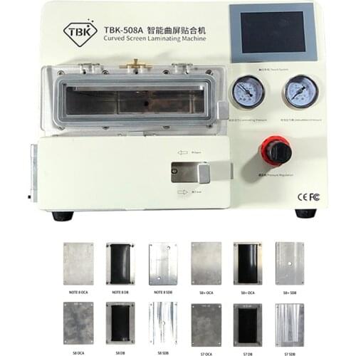 TBK-508A Curved LCD Screen Defoaming Machine Vacuum laminating Machine OCA Repair Bubble Remover For Sumsung iPhone S7 S8 S8