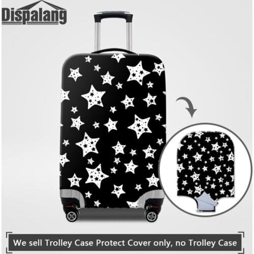 Dispalang Star Striped Prints Fashion Travel Accessories Luggage Cover Protector Travel On Road Case For Suitcase Baggage Cover