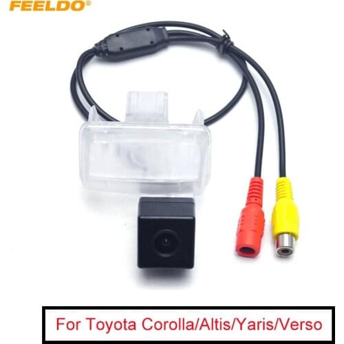FEELDO Car Parking Reversing Backup Camera For Toyota Corolla/Altis/Yaris/Verso/Vios/Camry XV50/Highlander/Fortuner(2015+)