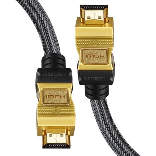 HDMI a HDMI Cavo di 1 m 2 m 3 m 5 m 10 m Maschio a Maschio di Alta HDMI 4 K 3D 1080 P per Tablet Videocamera MP4 DVD