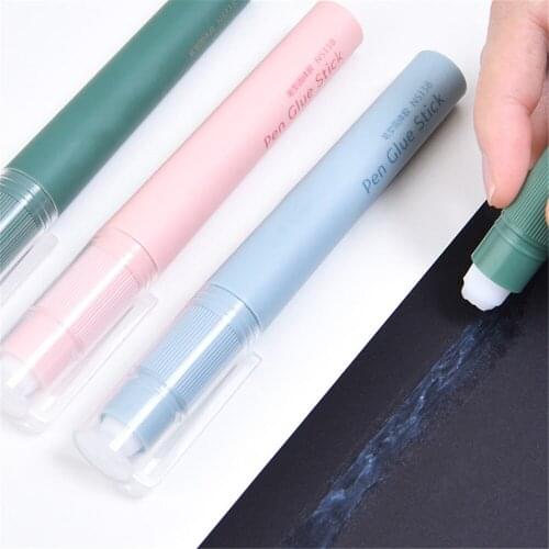 Pen Shaped Glue Stick Solid Strong Adhesives Glue Tape Kawaii Stationery DIY Handmade Crafts Kids Gifts School Office Supplies