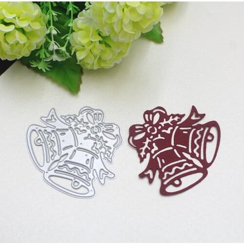 Metal Carbon Steel Christmas Bell Embossing Cutting Dies Stencils Templates Mould for DIY Scrapbooking Album Paper Card Mold