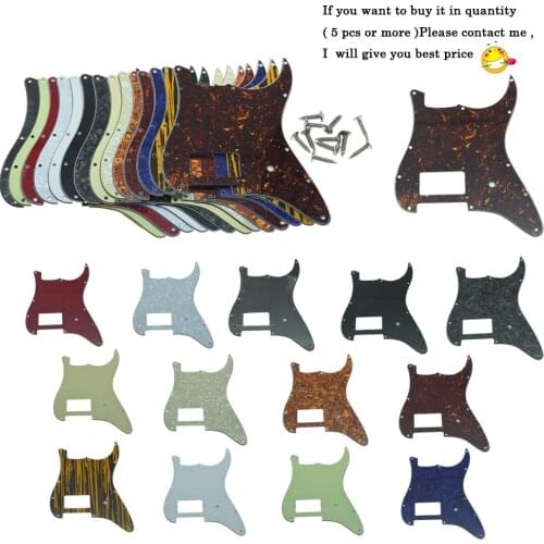 Dopro ST Strat One Humbucker Guitar Pickguard Scratch Plate Fits Fender Delonge Stratocaster Various Colors