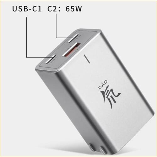 New 65W Gallium Nitride Original Charger Fast Power Adapter Charging Plug For Phone Gan Pro ipad Macbook Notebook Flash Charge