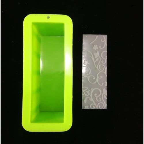 PR363 Silica gel Silicone Loaf Soap Mold Tall And Skinny Molds Toast Mousse Cake Tools Swirl Soap Mould Natural Soap Molds