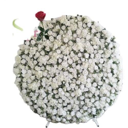 SPR 2m round Flower Wall Artificial Flowers Wedding Decoration Backdrop Silk Artificial Flower Wall