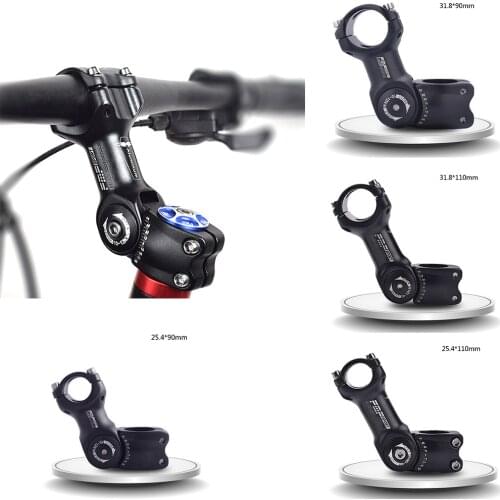 Adjustable Angle Bicycle Riser 31.88mm Handlebar Stem Riser Aluminum Alloy Front Fork Stem Adapter for Cycling Accessories