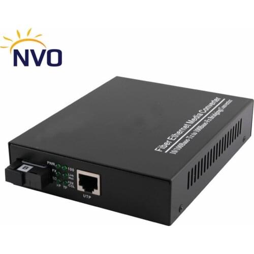 Internal Power Supply Media Converter SC Port to RJ45 UTP Fibre to Ethernet Switch 10/100M Fibra Optica Transceiver For FTTH