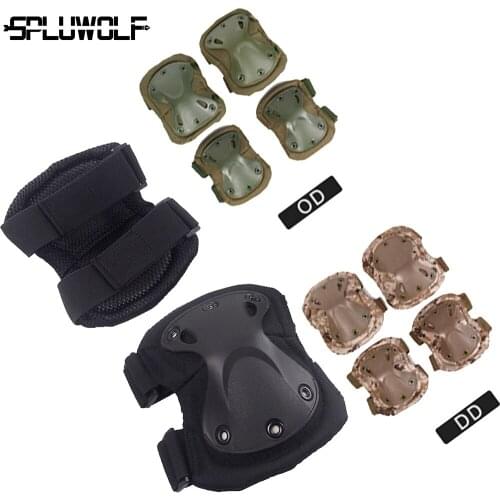 Military Protector Airsoft Hunting Skating Safety Tactical KneePad Elbow Knee Pads
