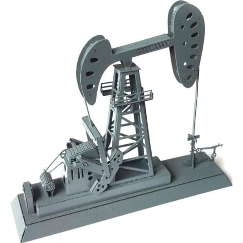 1:87 Drilling Oil Well Model Train Ho Scale DIY Building Kits Sand Table Scene Accessories