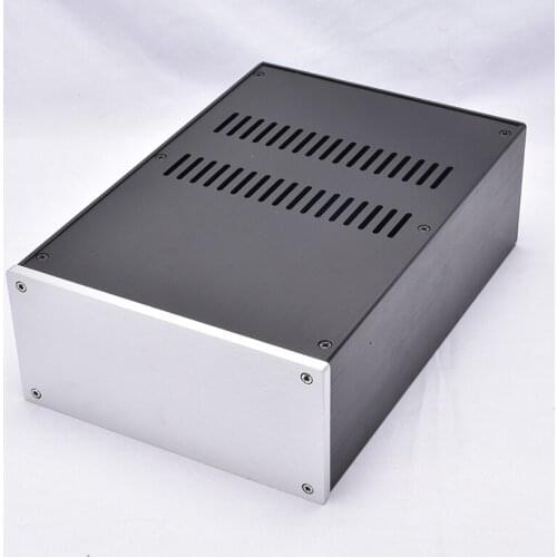 220*100*311MM All Aluminum Power Amplifier Chassis JC2210 Amp Case DIY Power Supply Shell Audio Box Amplifier Enclosure