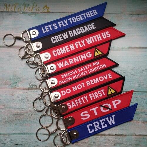 3 PC Cabin Crew llavero Carabiner Keychain Flight Crew Aviation Gift Captain Sleutelhanger Porte-cles Fashion Trinket Safety Tag