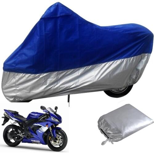 Black with Silver/Red Motorcycle Cover Waterproof Outdoor Dust Protector Rain Dustproof Cover for Motorcycle Scoote