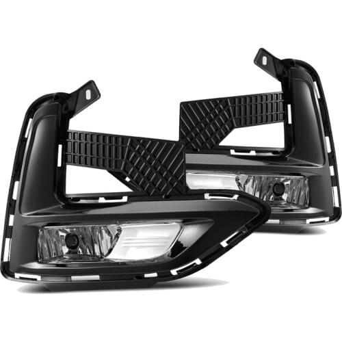 For 2020-2021 Nissan Sentra Pair Front Bumper Fog Light Lamp Assembly with Bulbs + Wiring + Switch Kit L+R Side