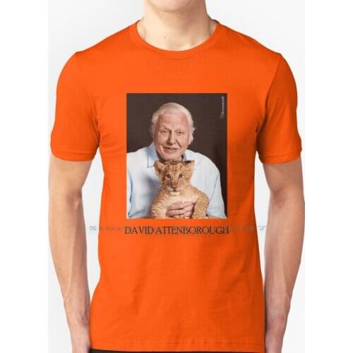 Sir David Attenborough T Shirt 100% Pure Cotton Biology Chemistry Science Ciència Biologia Química Biologist Chemical Scientist