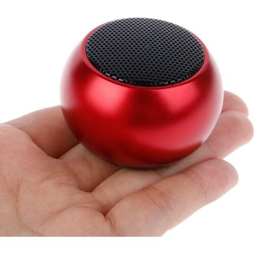 For Smartphones BM3D Mini Bluetooth Speaker True Wireless Stereo Subwoofer Handsfree Loudspeaker With Mic TWS Portable