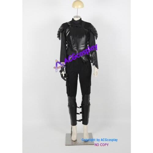 The Hunger Games Katniss Everdeen Cosplay Costume black version acgcosplay