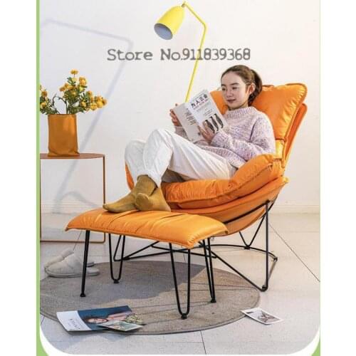 Nordic rocking chair recliner net celebrity single snail chair living room leisure chair balcony rocking chair home lazy sofa