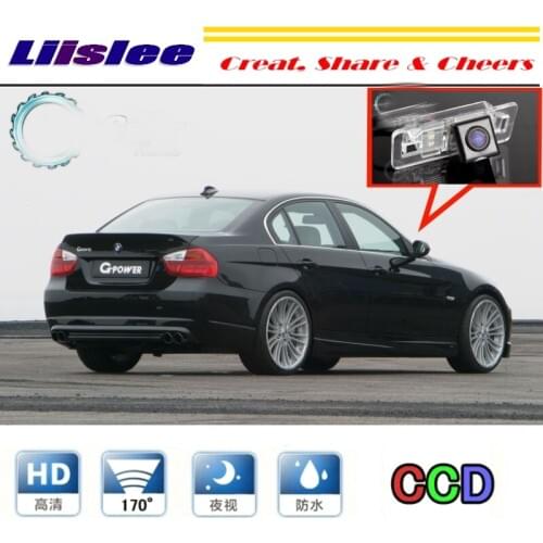 Liislee For BMW 3 M3 E46 E90 E91 E92 E93 1998~2011 Car Camera rearview Rear View Back Up Camera For PAL NTSC RCA Connector