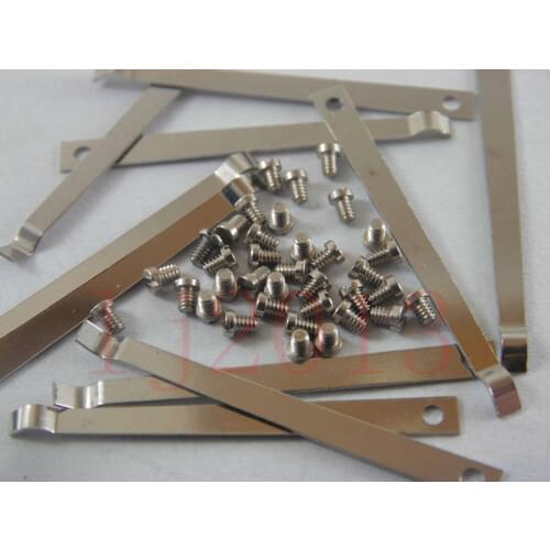 50pcs sax leaf springs + 50pcs screws,sax repair parts screws