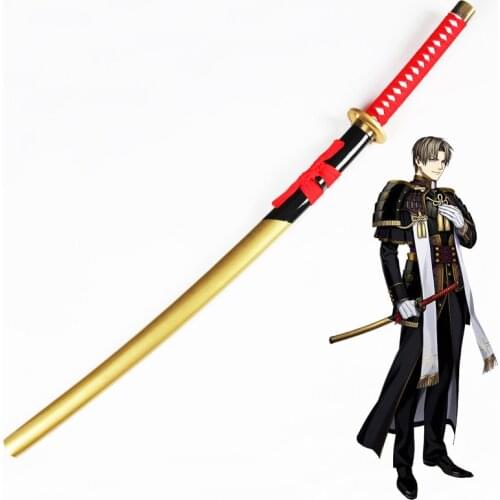 Cosplay Sword Touken Ranbu Online Props Heshikirihasebe Cos Sword Amine Game Cosplay Props Wooden Japanese Katana for Halloween