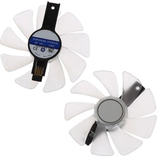 2Pcs 95mm CF1015H12D 12V Cooler Fan Replace for Sapphire NITRO RX480 8G RX 470 4G GDDR5 RX570 4G / 8G D5 RX580 8G OC Cooling Fan