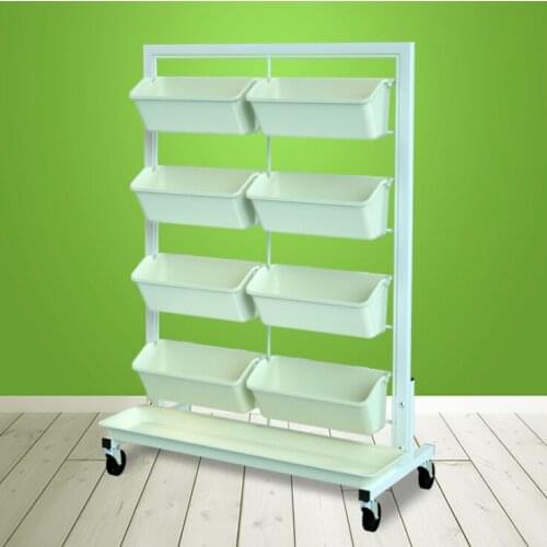 Move Outdoor Floor, Wrought Iron Flower Wearing Closed Balcony Vegetable Multi-layered Roof Rack Pulleys Vegetables Artifact