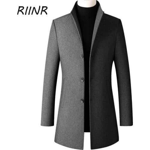 RIINR Men's Classic Coats China