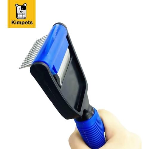 DELE Dog Grooming Brush Comb High Quality Pet Cleaning Tool Multifunction Practical Stainless Steel Needle Comb for Pet
