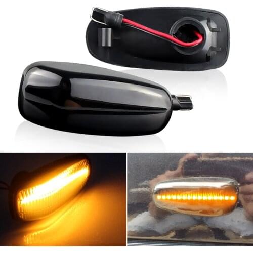 2pcs led side marker turn signal indicator Yellow lights lamp for Mercedes Benz W124 A124 C124 W163 W210 W202 W140 W638 W208