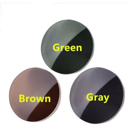 High quality prescription sunglasses lenses polarized Gray Green Brown 3 color Optional