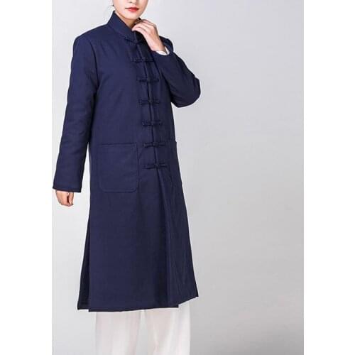 UNISEX winter warm Wudang tai chi clothing Taoist Taoism wushu robe kung fu uniforms martal arts gown suits