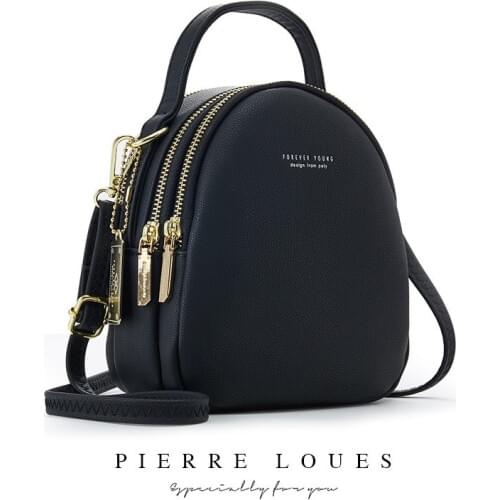 Mini Backpack Women Casual PU Leather Shoulder Bag For Teenage Girls Multi-Function Small Female Ladies School Backpack Mochila