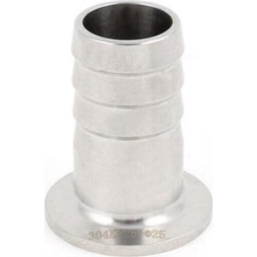 1pc Stainless Steel 304 KF25 Flange to 25mm Hose Barb Adapter for Vacuum A98C