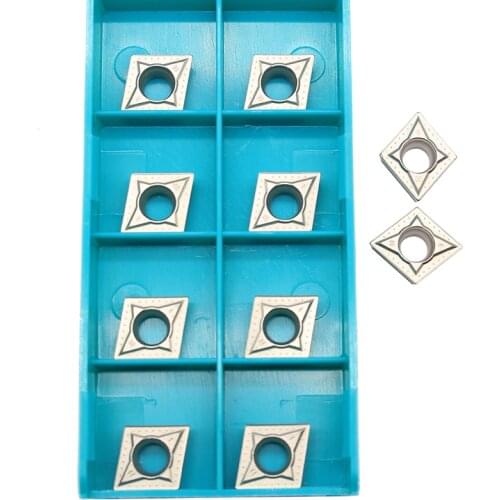 10PCS CCMT09T304 MT CT3000 Cermet Grade carbide inserts lathe cutter tools Internal turning tools CNC tools Blades Tips boring