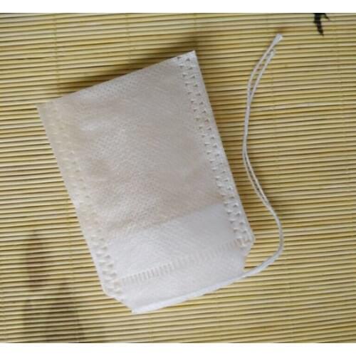 Free shipping! 100pcs/lot 60 X 80mm drawstrings tea filters, Non-woven Fabric tea bags, Herbal Plant medicine powder bags