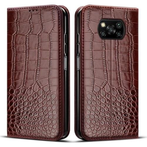 For Xiaomi Poco X3 NFC Case Phone Cover Soft leather Cases for Poco M3 / Poco X3 NFC cover flip book case for Poco X 3 NFC