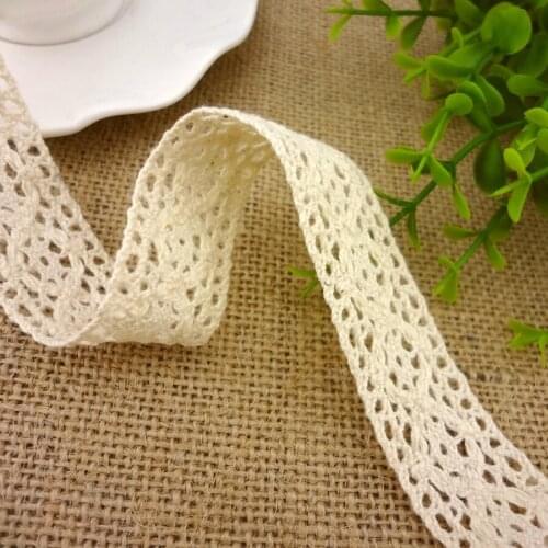 A005 Cotton Lace Ribbon 5yards french african Lace Scrapbook Edge Trim Sewing Supplies Scrapbooking Garments Accessory