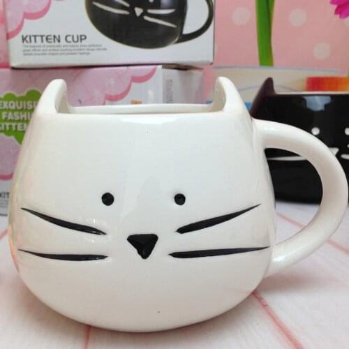 Homies 400ml Cute Cat Animal Coffee Milk Mug Creative Ceramic Cups Porcelain Tea Mugs Breakfast Drinkware Novelty Nice Gifts