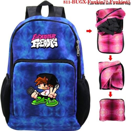 Game Backpack Friday Night Funkin Students School Bag Cartoon Laptop Bagpack Travel Outdoor Schoolbag for Boy Girls Backpack Men
