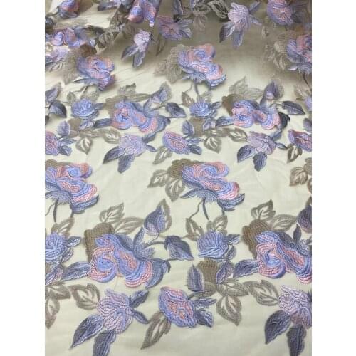 Latest African Lace Fabric High Quality Tulle Lace French Net Laces With SYJ-388882 Embroidery Tulle Lace For Wedding