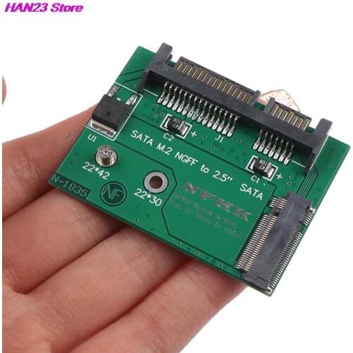 M.2 NGFF Ssd Solid State Hard Disk To Half High 2.5 Inch Sata3 Adapter Card