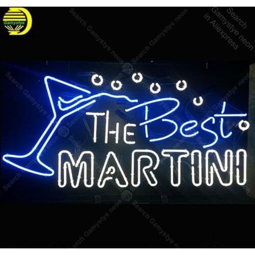 Neon Sign for The Best Martin Neon Bulb sign Beer Pub shop Display handcraft glass tube light Decor wall lamps advertise display