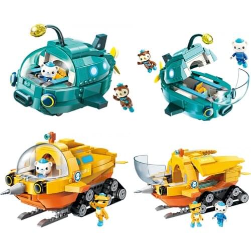 NEW Movie Creator Ideas City Octopus Lantern Fish Boat GUP-A GUP-S Octonauts Building Blocks Model Kit Bricks Toys For Children